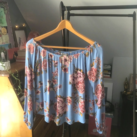 Billabong off-the-shoulder floral top - Picture 5 of 5